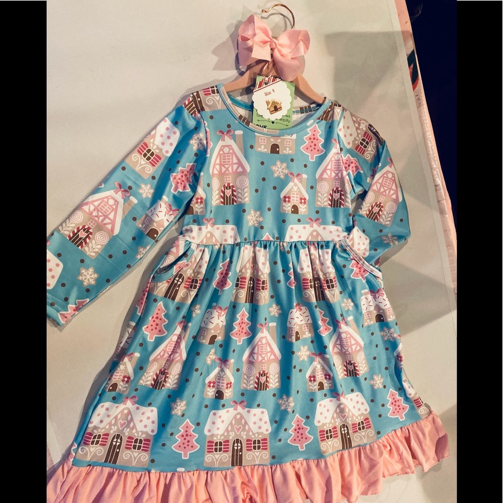 Gingerbread House Dress in Pastel Colors 40% OFF!